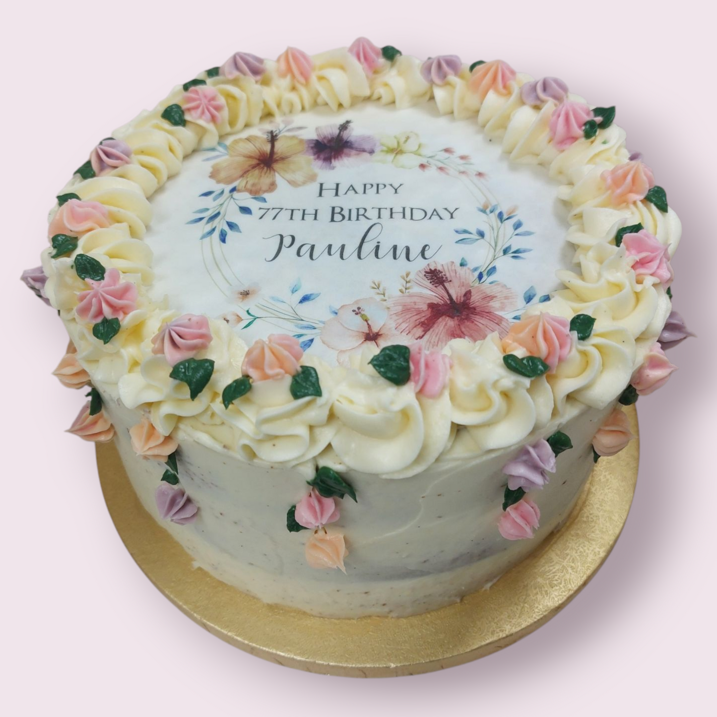 Celebration cake - flowers design