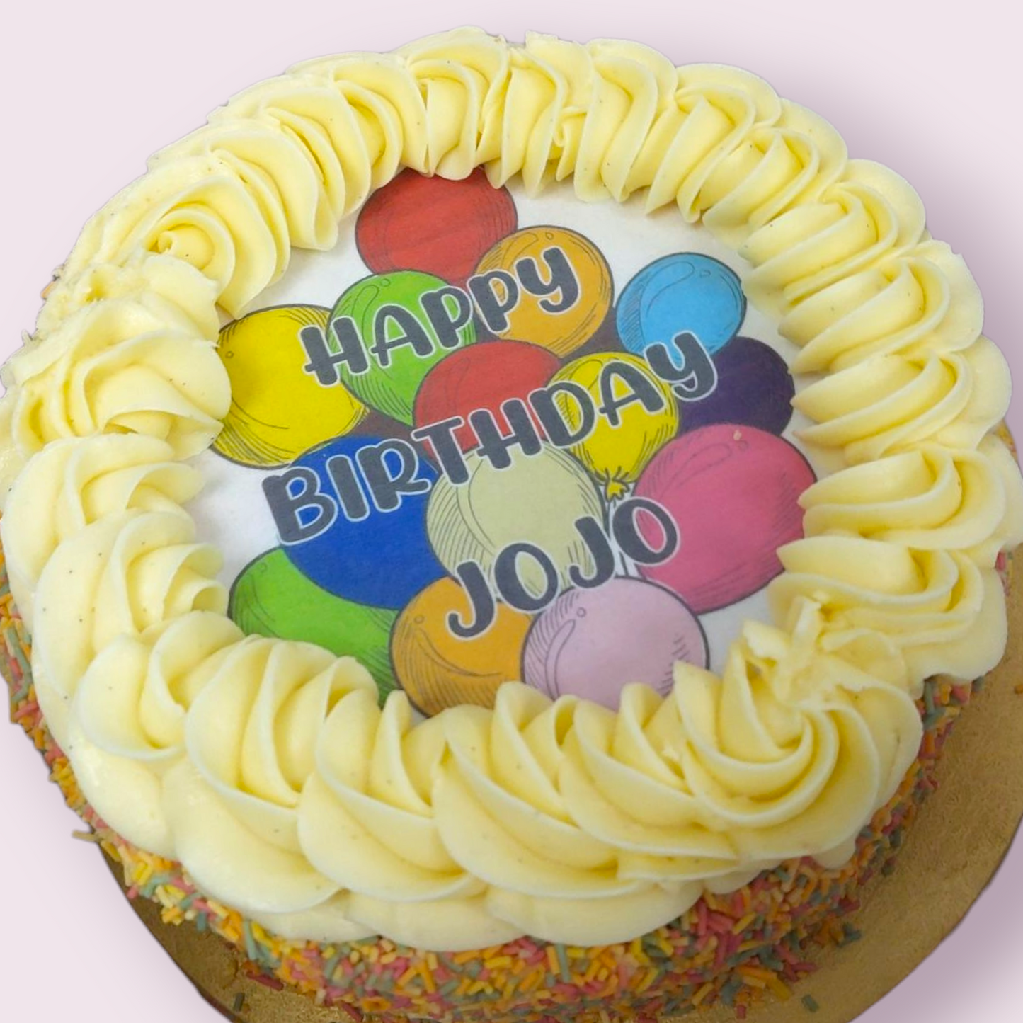 Celebration cake - balloon design