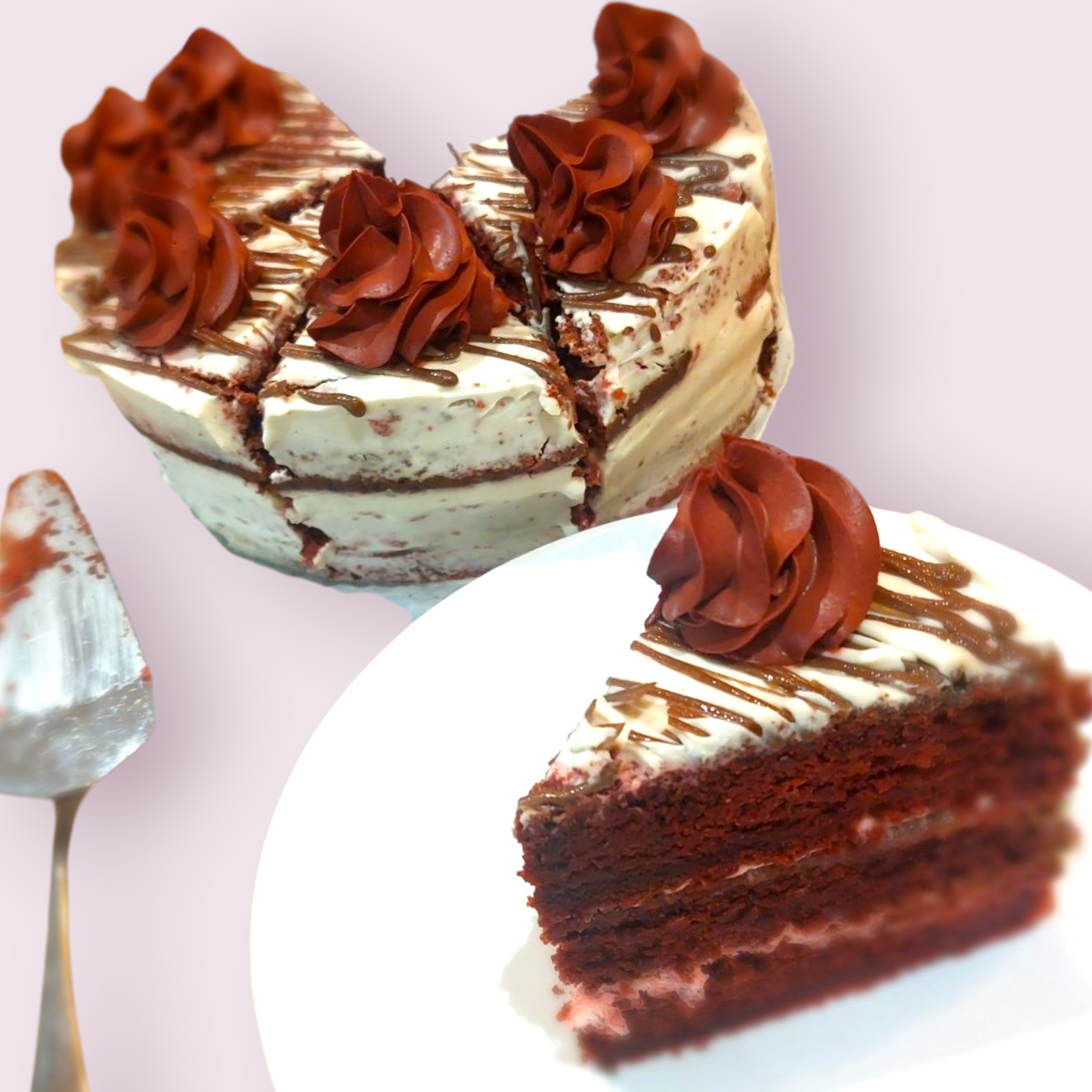 Celebration cake - red velvet flavour