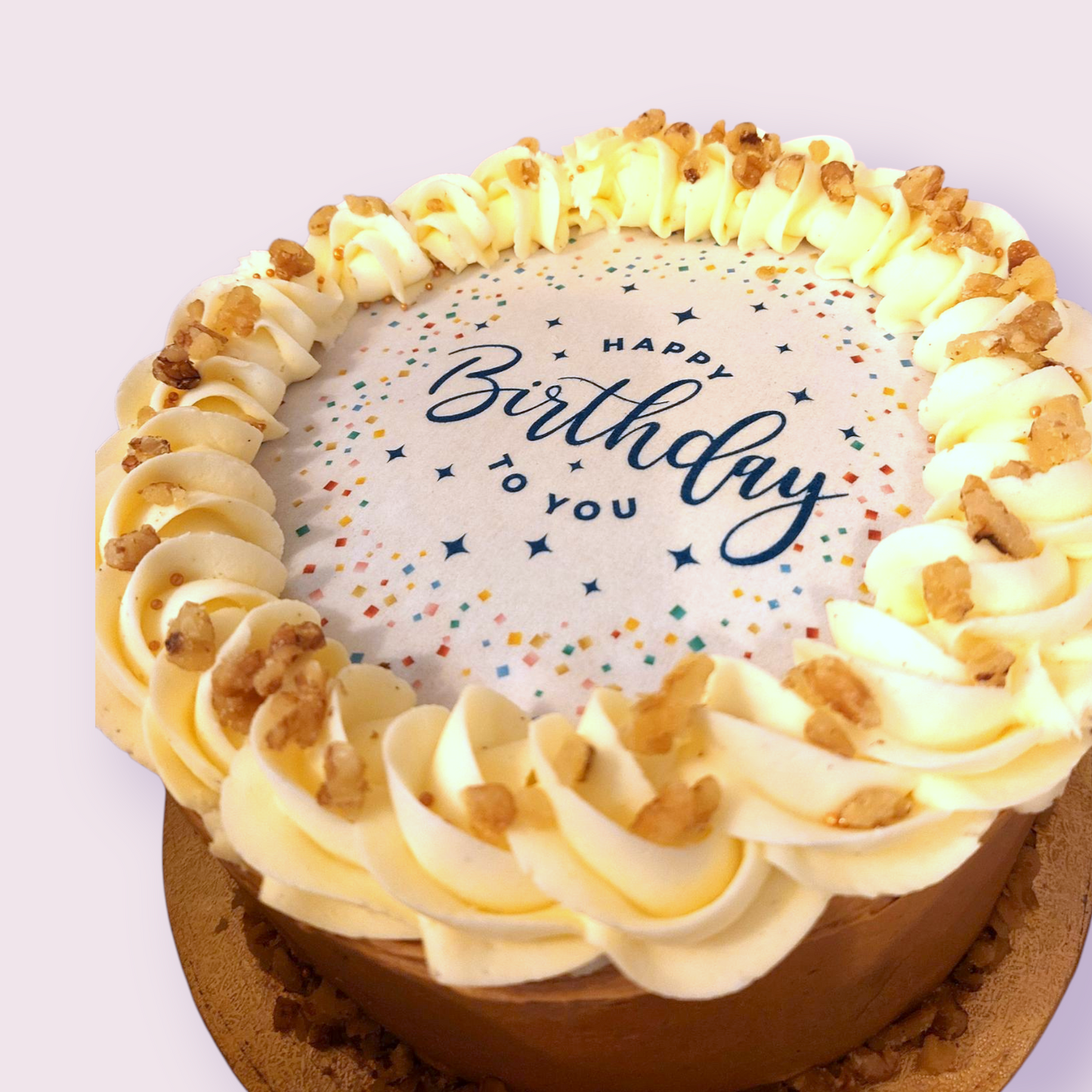 Celebration cake - confetti happy birthday design